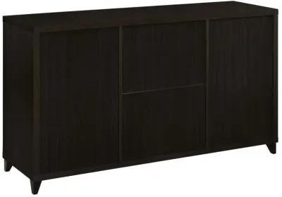 Lewes - 2 Door Engineered Wood TV Stand - Cappuccino