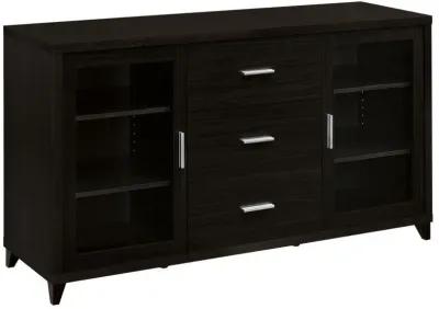 Lewes - 2 Door Engineered Wood TV Stand - Cappuccino