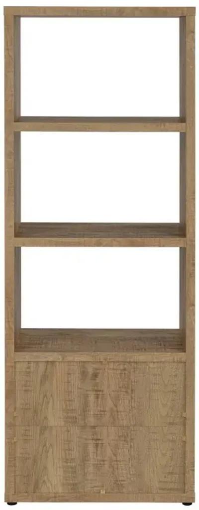 Tabby - 3-Shelf Engineered Wood Media Tower - Mango