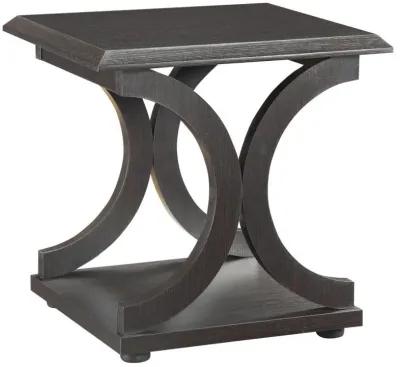 Shelly - Rectangular Engineered Wood Side End Table - Cappuccino