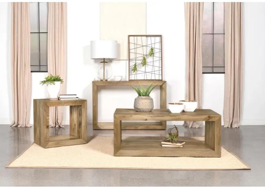 Benton - Rectangular Solid Wood Coffee Table - Natural