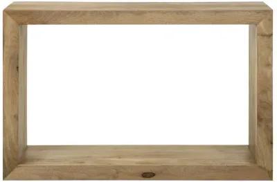 Benton - Rectangular Solid Wood Sofa Console Table - Natural