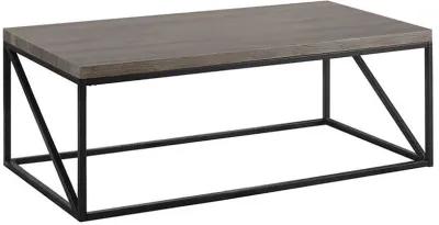 Birdie - Rectangular Engineered Wood Coffee Table - Sonoma Gray