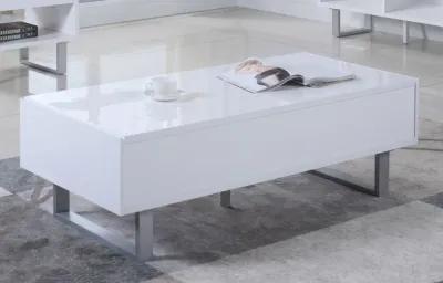 Atchison - 2-Drawer Rectangular Coffee Table - White High Gloss