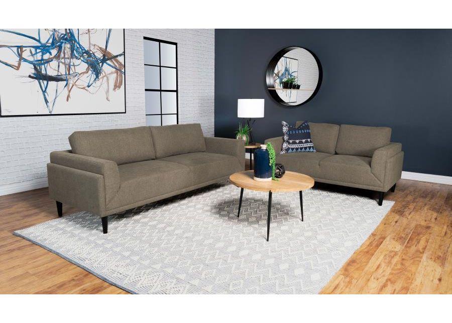 Rilynn - Upholstered Track Arms Sofa Set