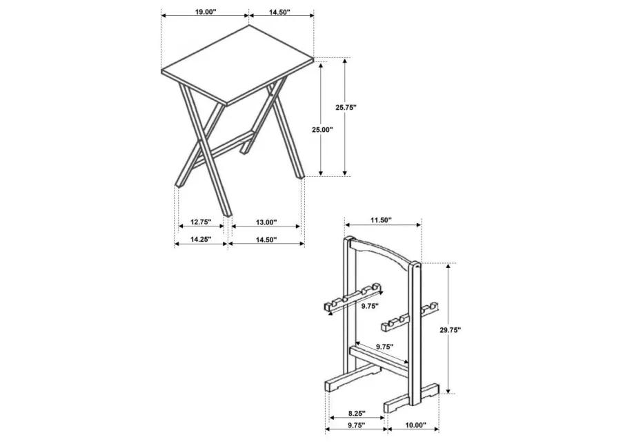 Donna - 5-Piece Tray Table Set