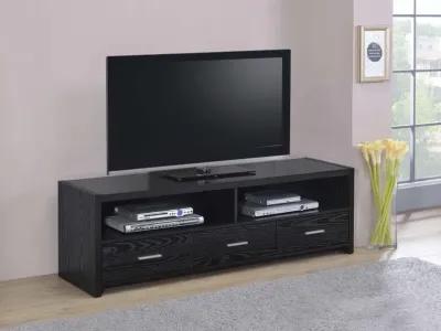 Alton - 3-drawer Black Oak TV Console