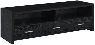 Alton - 3-drawer Black Oak TV Console