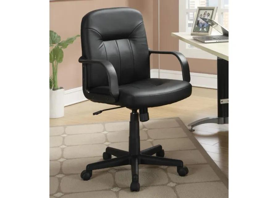 Minato - Adjustable Height Office Chair - Black