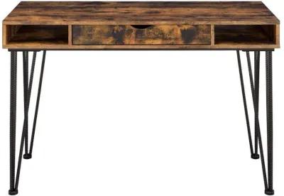 Olvera - 1-Drawer Writing Desk - Rustic Nutmeg