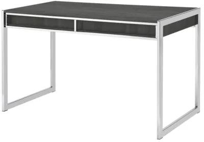 Wallice - 2-Drawer Writing Desk - Weathered Gray