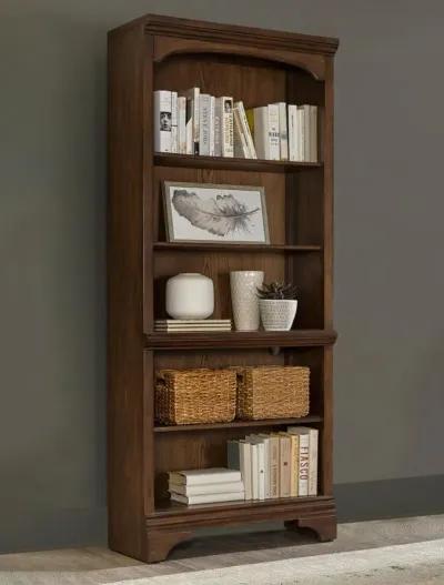 Hartshill - 5-Shelf Bookcase - Burnished Oak