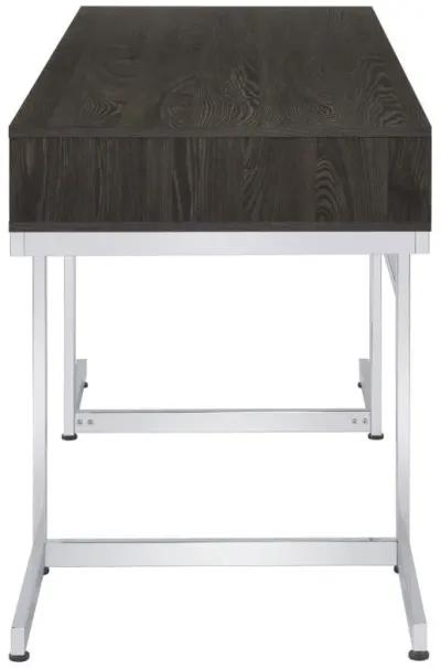 Noorvik - 3-Drawer Engineered Wood Desk - Dark Oak