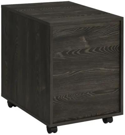 Noorvik - 2-Drawer Home Office Mobile File Cabinet - Dark Oak