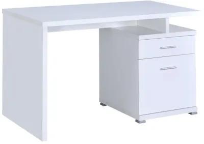 Irving - 2-drawer Office Desk with Cabinet