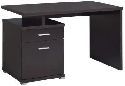 Irving - 2-drawer Office Desk with Cabinet