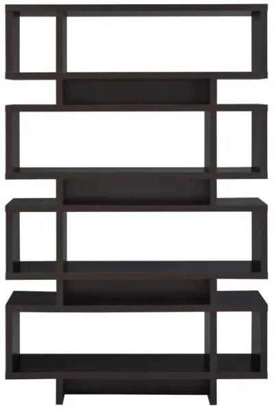 Reid - 4-Tier Open Back Bookcase