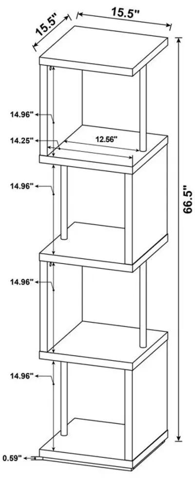 Baxter - 4-shelf Bookcase