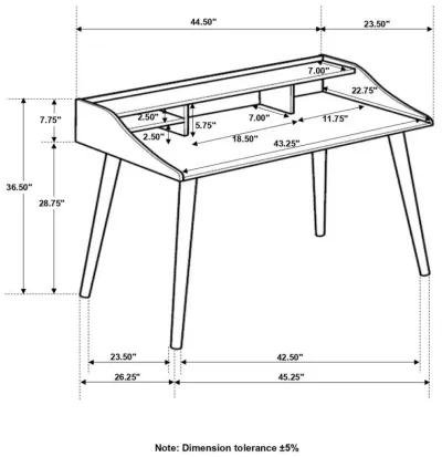 Percy - 4-Compartment Writing Desk