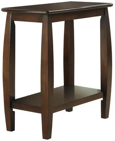 Raphael - 1-Shelf Rectangular Wood Side Table - Cappuccino