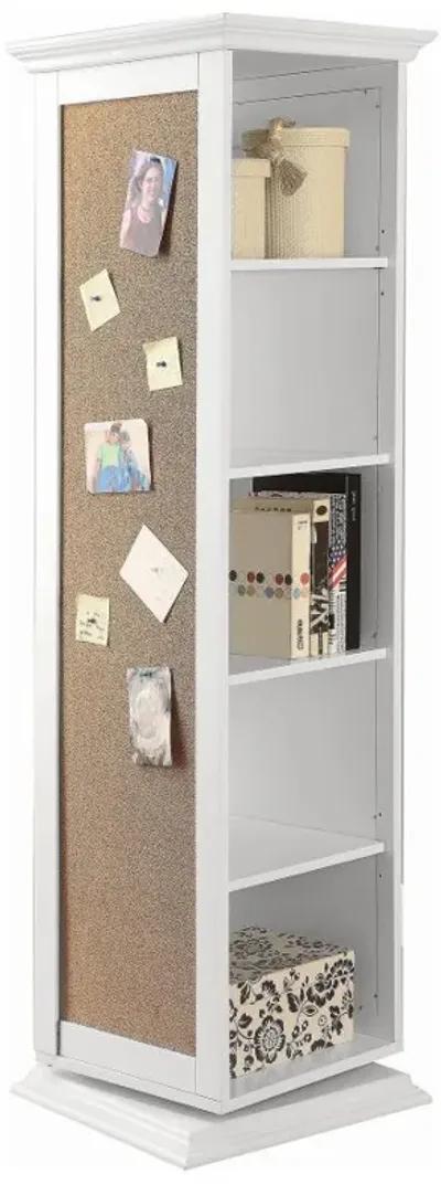 Robinsons - Swivel Accent Cabinet with Cork Board