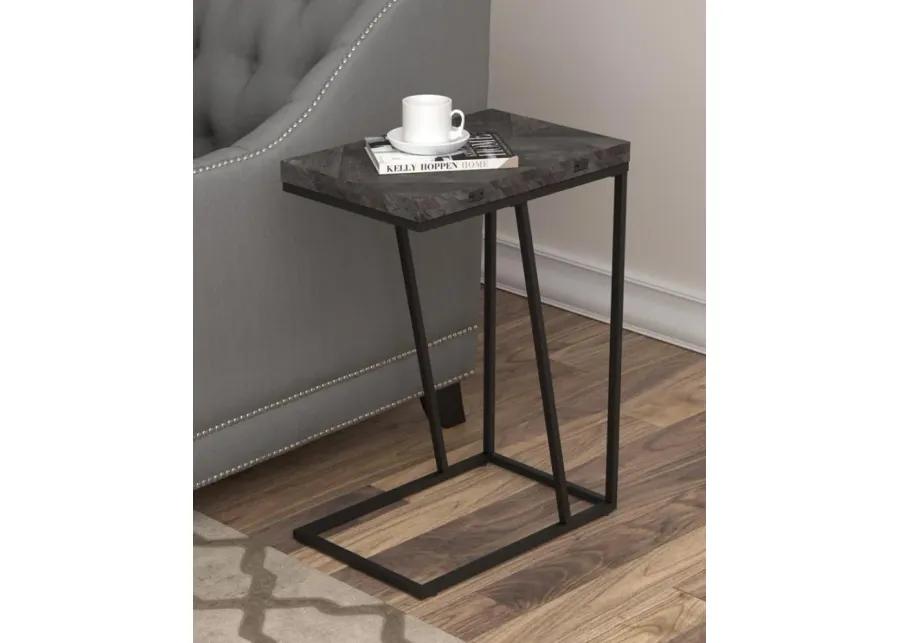 Carly - Expandable Chevron Rectangular Accent Table