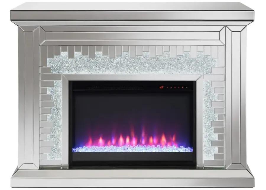 Gilmore - Rectangular Freestanding Fireplace - Mirror