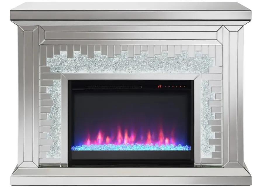 Gilmore - Rectangular Freestanding Fireplace - Mirror