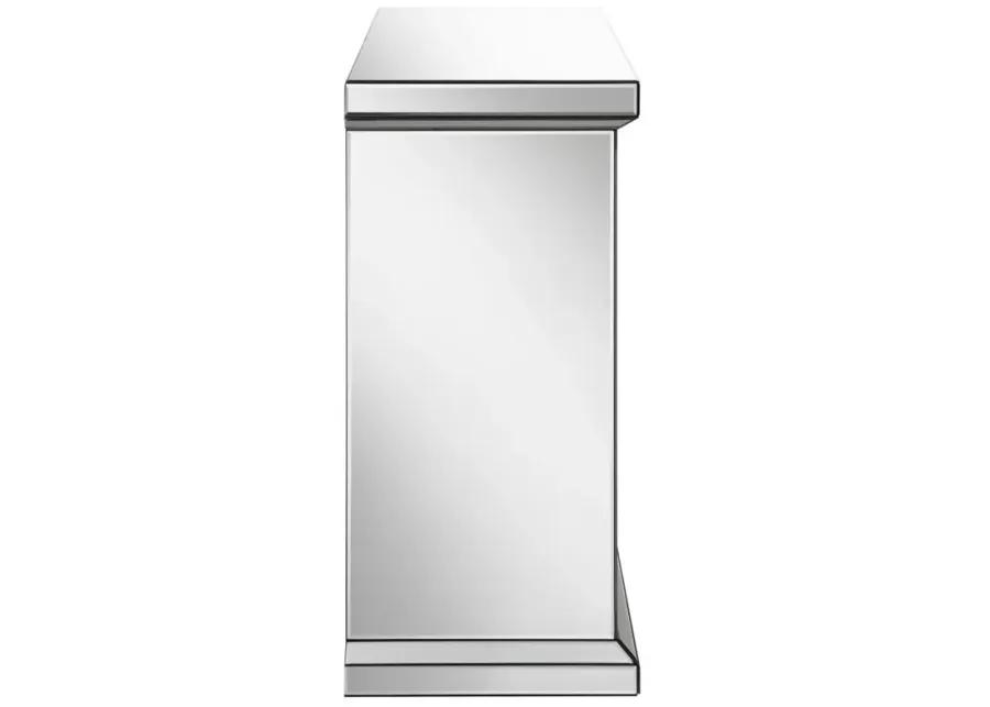 Gilmore - Rectangular Freestanding Fireplace - Mirror