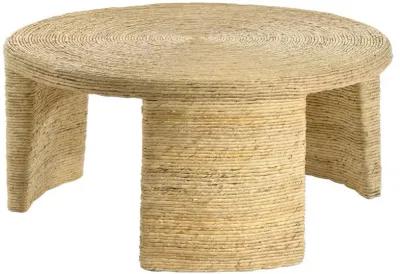 Artina - Woven Rattan Round Coffee Table - Natural