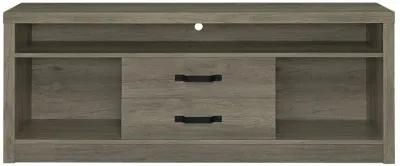 Burke - 3 Piece TV Entertainment Center - Gray Driftwood