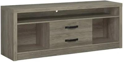 Burke - 3 Piece TV Entertainment Center - Gray Driftwood