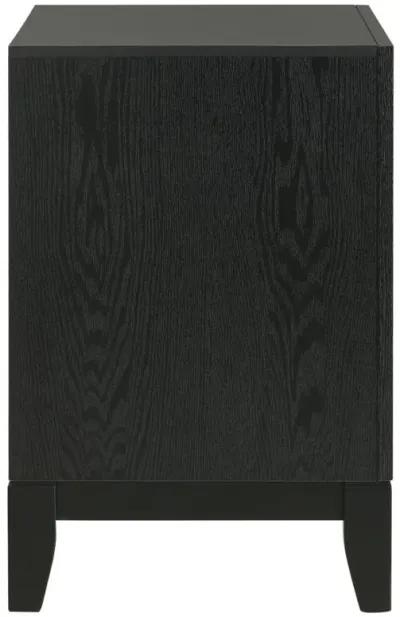 Valencia - 2-Drawer Nightstand - Black