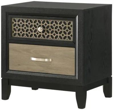 Valencia - 2-Drawer Nightstand - Black