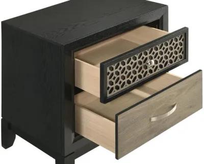 Valencia - 2-Drawer Nightstand - Black