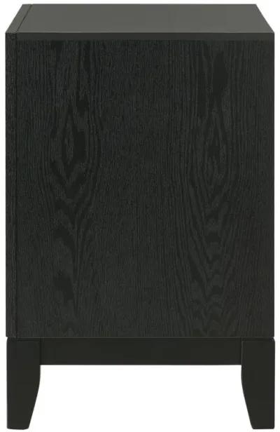 Valencia - 2-Drawer Nightstand - Black