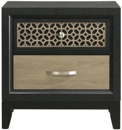 Valencia - 2-Drawer Nightstand - Black