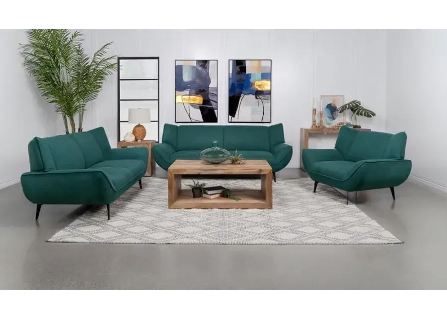 Acton - Loveseat - Teal Blue