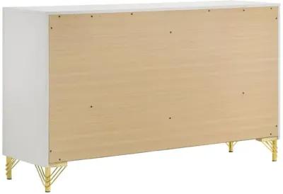 Lucia - 6-Drawer Dresser - White