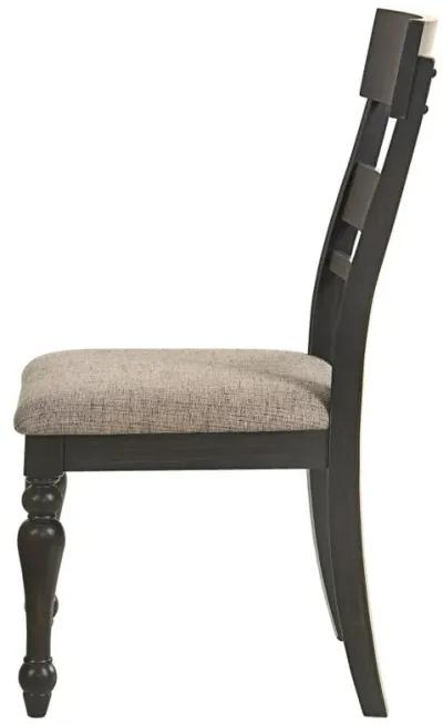 Bridget - Wood Dining Side Chair (Set of 2) - Charcoal