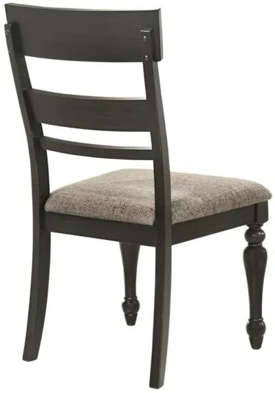 Bridget - Wood Dining Side Chair (Set of 2) - Charcoal