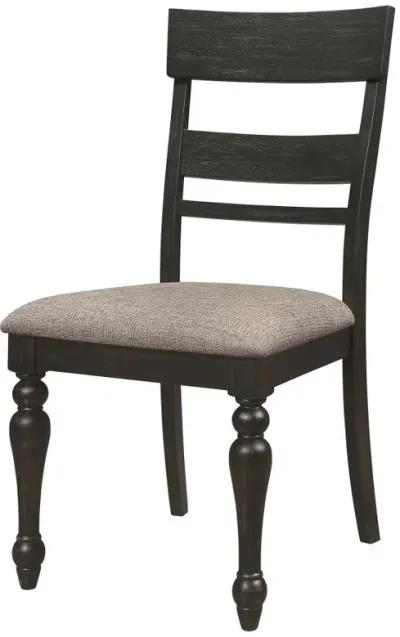 Bridget - Wood Dining Side Chair (Set of 2) - Charcoal