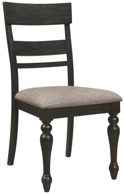 Bridget - Wood Dining Side Chair (Set of 2) - Charcoal