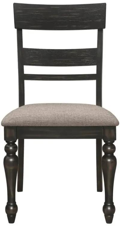 Bridget - Wood Dining Side Chair (Set of 2) - Charcoal