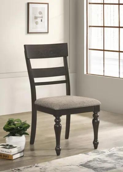 Bridget - Wood Dining Side Chair (Set of 2) - Charcoal