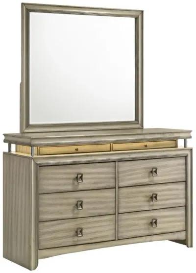 Giselle - Dresser Mirror - Rustic Beige