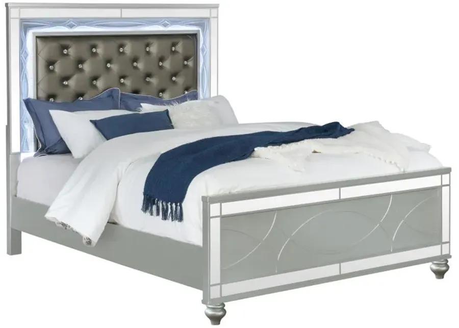 Gunnison - Panel Bed with LED Lighting