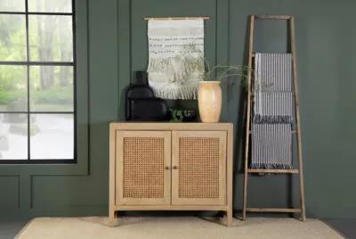 Zamora - Woven Cane Doors Accent Cabinet