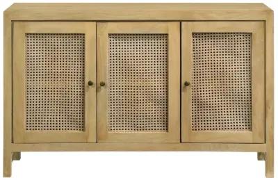 Zamora - Woven Cane Doors Accent Cabinet