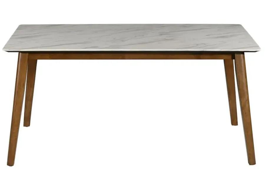 Everett - Faux Marble Top Dining Table